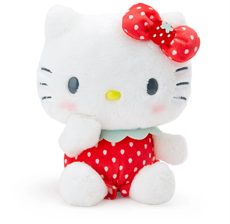Японская веб-звезда ins sanrio Клубника HelloKitty Cinnamoroll плюшевые игрушки Мелодия плюшевый кулон пудинг PC Собака висячая пряжка