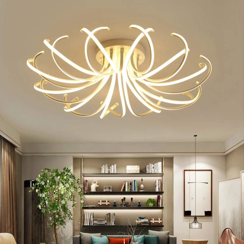 Современная искусственная потолочная лампа осветительные приборы для гостиной