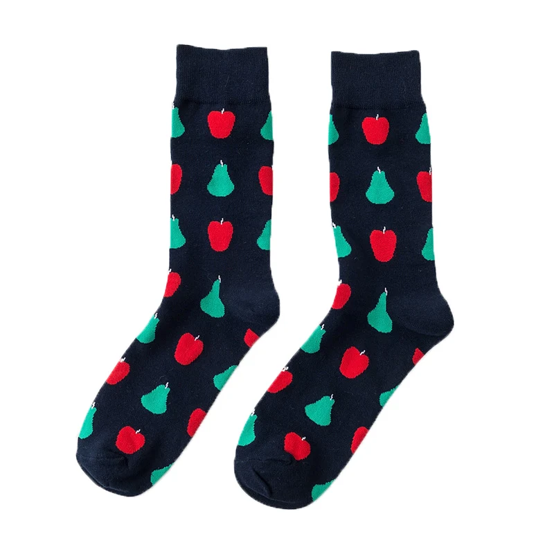 

2019 New Arrival Women Socks Funny Cute Cartoon Fruits Banana Avocado Lemon Food Happy Japanese Harajuku skateboard Socks
