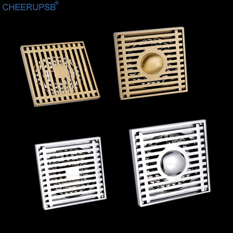 Душ Трап квадратный анти ошибка блок дезодорирующий фильтр ванная комната кухня