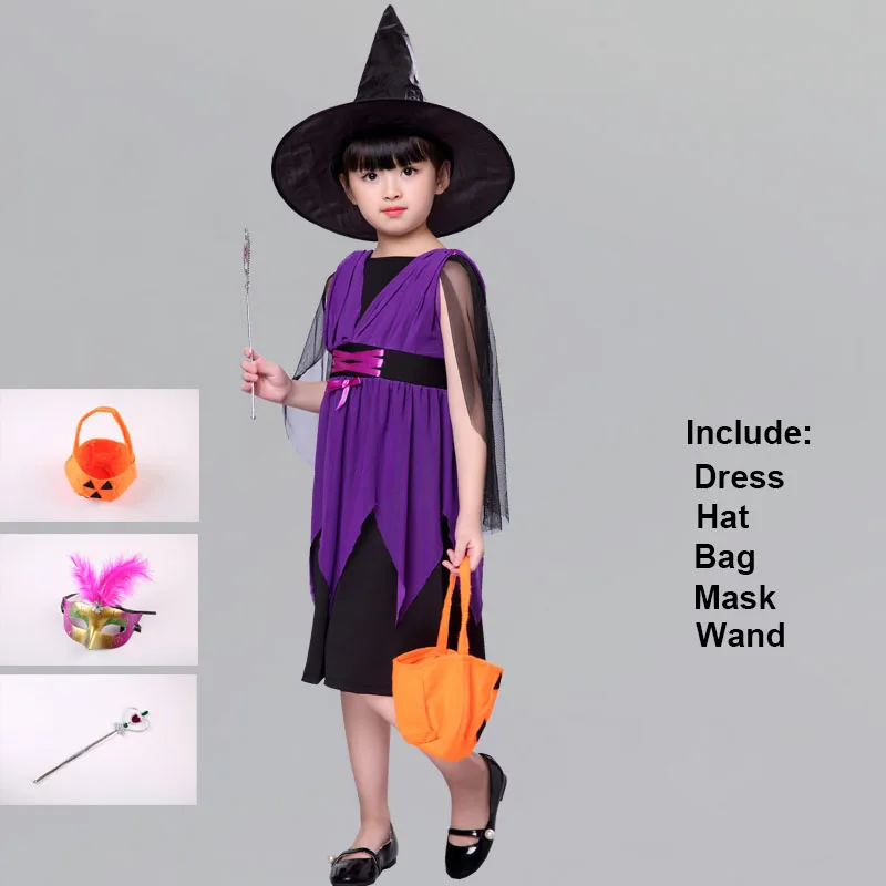 Фиолетовые и черные модные платья для девочек одежда дня рождения детское платье