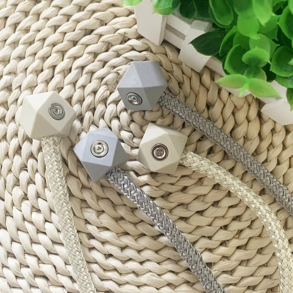 

Magnetic Polyester Curtain Tieback Holder Hooks Ball Buckle Clip Home Decor