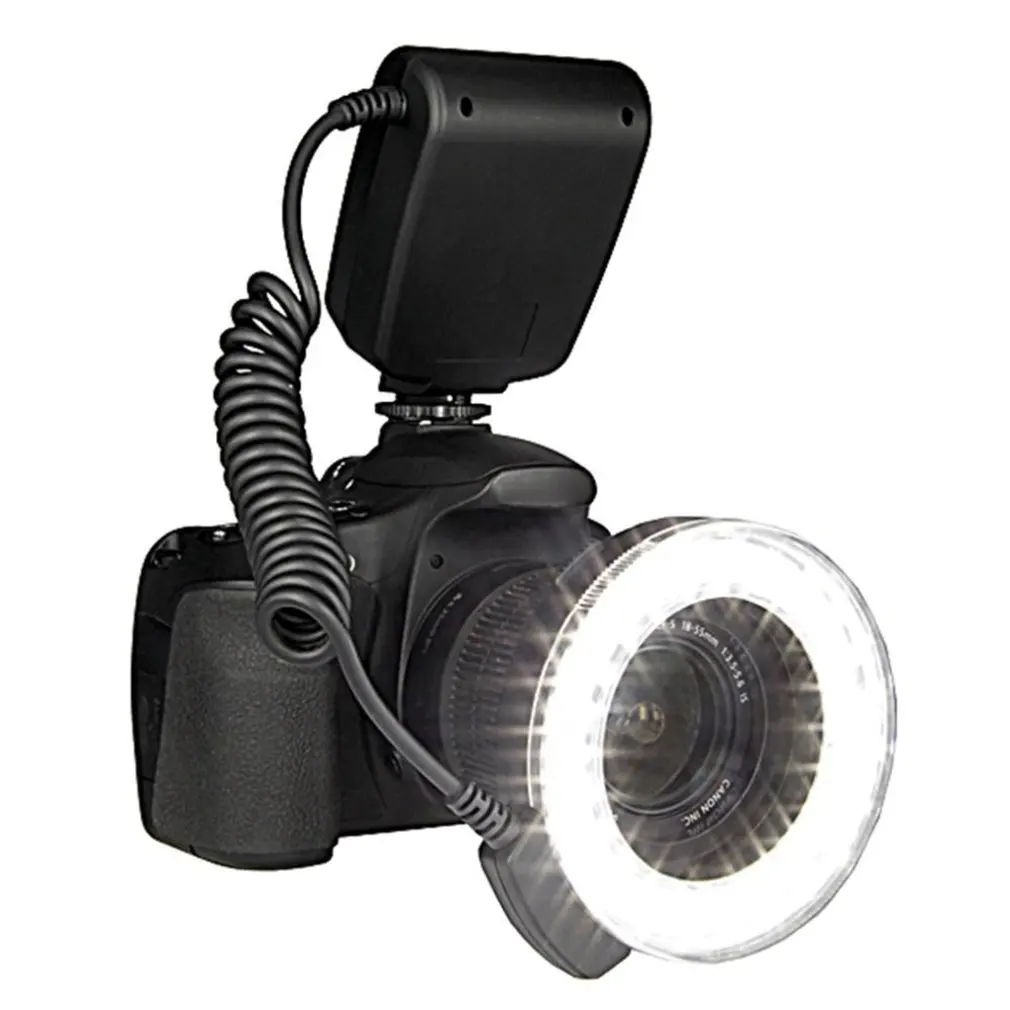 

Macro LED Ring Flash Light For Canon For Nikon For Panasonic For Pentax For Olympus DSLR Camera