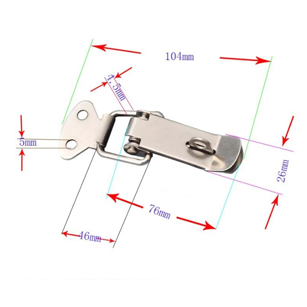 Heavy Duty Mount Swivel Safety Hasp Eye Locking | Marine Hardware