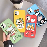 for iphone 13 pro case simplicity cartoon phone case for iphone 13 animal painted silicone soft tpu colorful protection shell