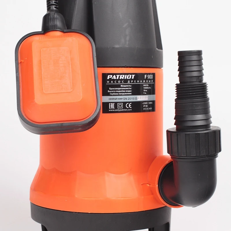 Насос дренажный Patriot F 900 (315302409)|Насосы| |