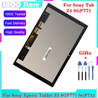 new lcd display for sony xperia tablet z4 sgp771 sgp712 lcd touch screen digitizer panel assembly replacement for sony tablet z4