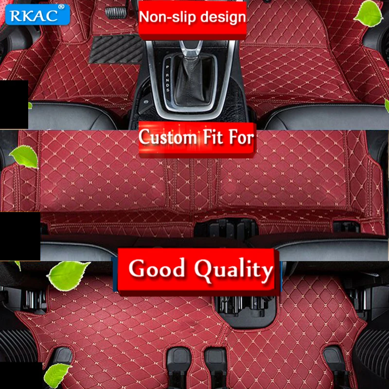 RKAC 6 цветов автомобильные кожаные Коврики для Toyota Alphard/Vellfire H30W 7 мест 2015 2019