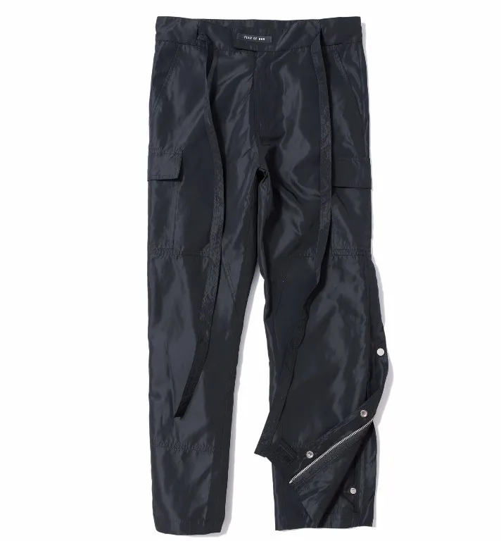 

Chao brand fog side button pants fashion casual pants