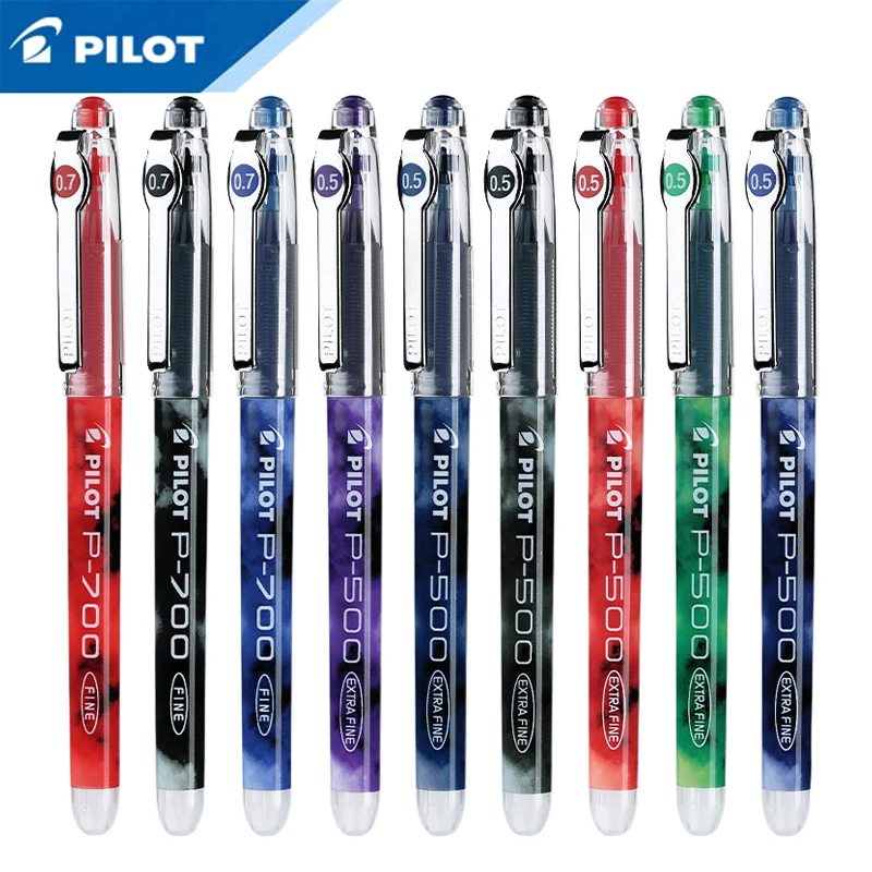 

1Pcs PILOT gel pen BL-P500 straight liquid large capacity three-point support pen nib student writing quick-drying signature pen