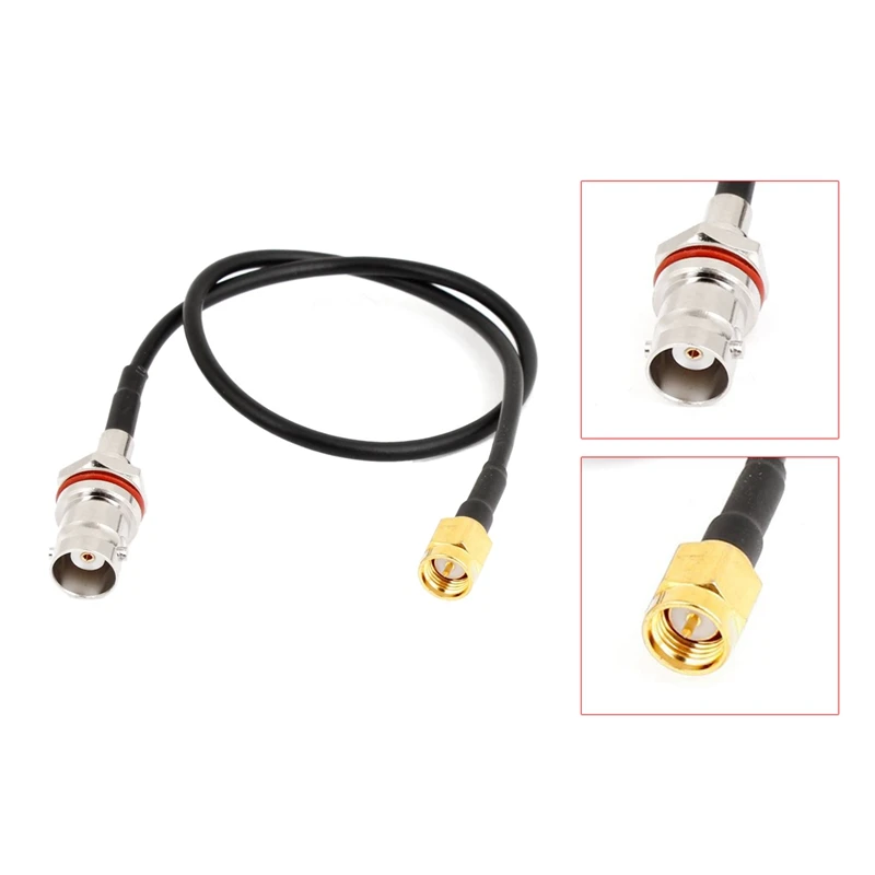 

SMA Male Plug to BNC Female Jack Network Antenna Pigtail Cable 13.3"