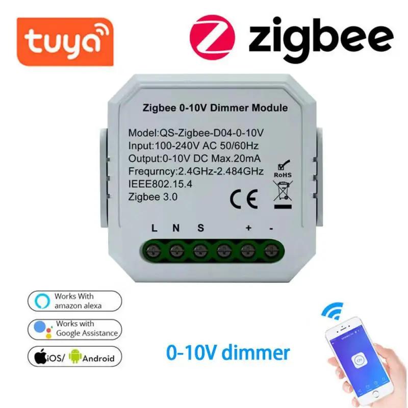 

Минимодуль переключателя Zigbee, диммер с Wi-Fi, работает с Alexa Google Home