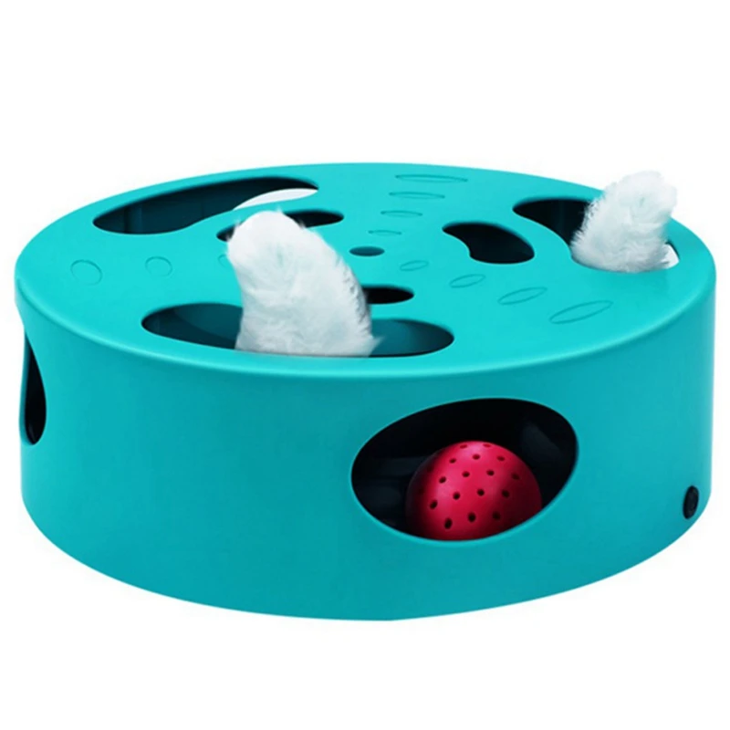 

Cat Interactive Toys a Running Mice and Scratching Pad Cat Toy Catch the Mouse Cat Scratcher