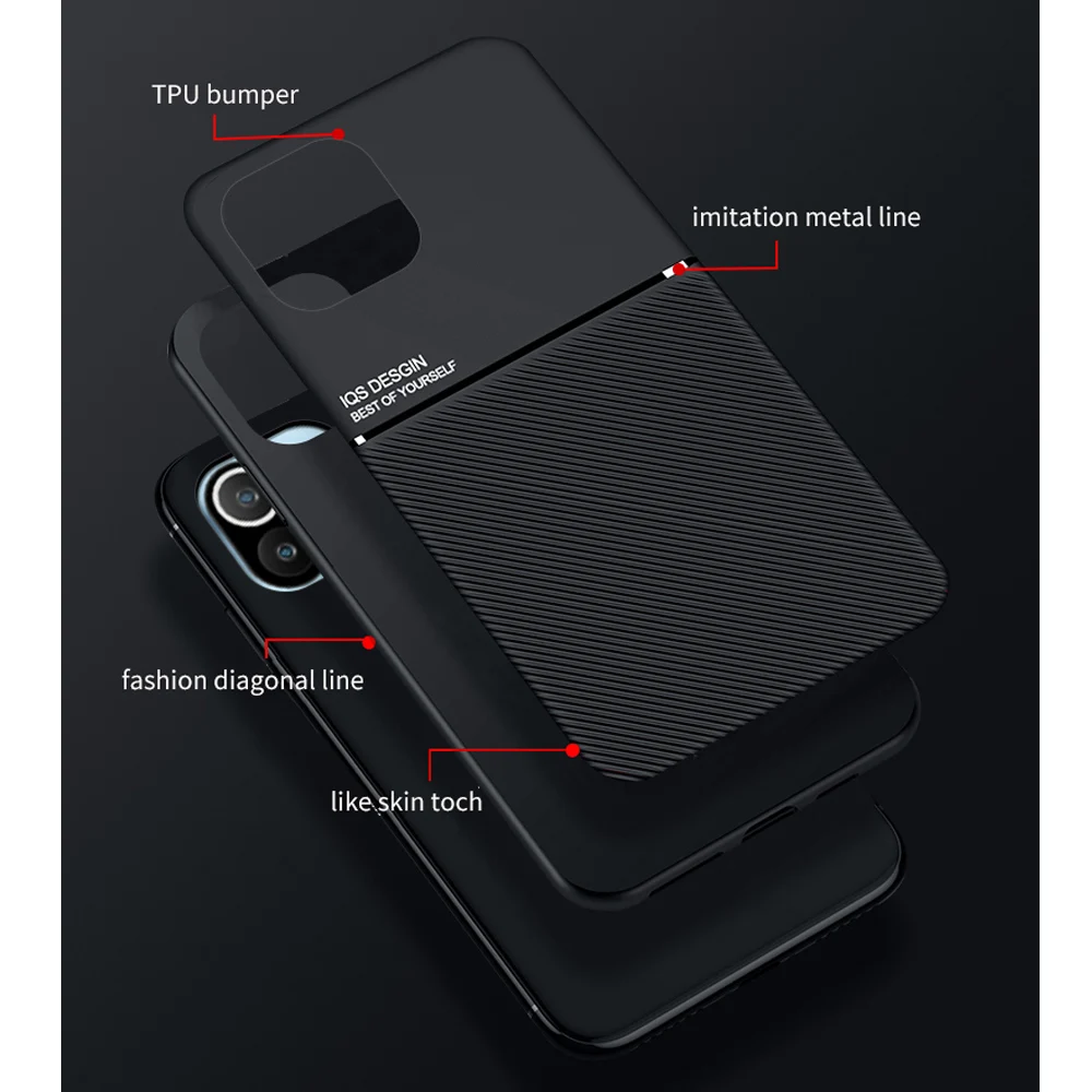 

For Xiaomi Mi 11 case Magnetic shockproof soft bumper 360 full cover for Xiaomi Mi 11 5G case POCO M3 X3 NFC Mi 10T Lite cover