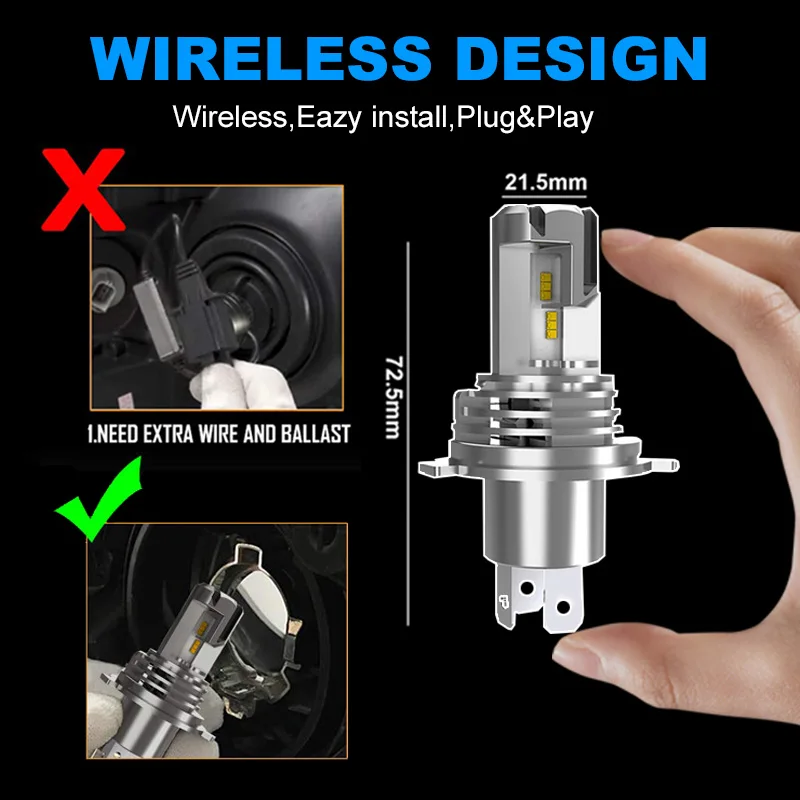 TF30 Новые поступления LED H7 H4 H11 H8 HB4 H1 HB3 автомобильные лампы для фар машины