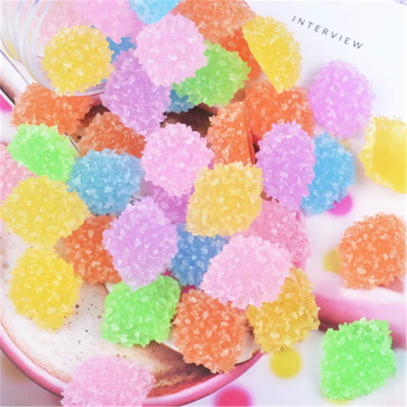 10 шт./компл. милая симуляция конфетный наполнитель для прозрачной/пушистой