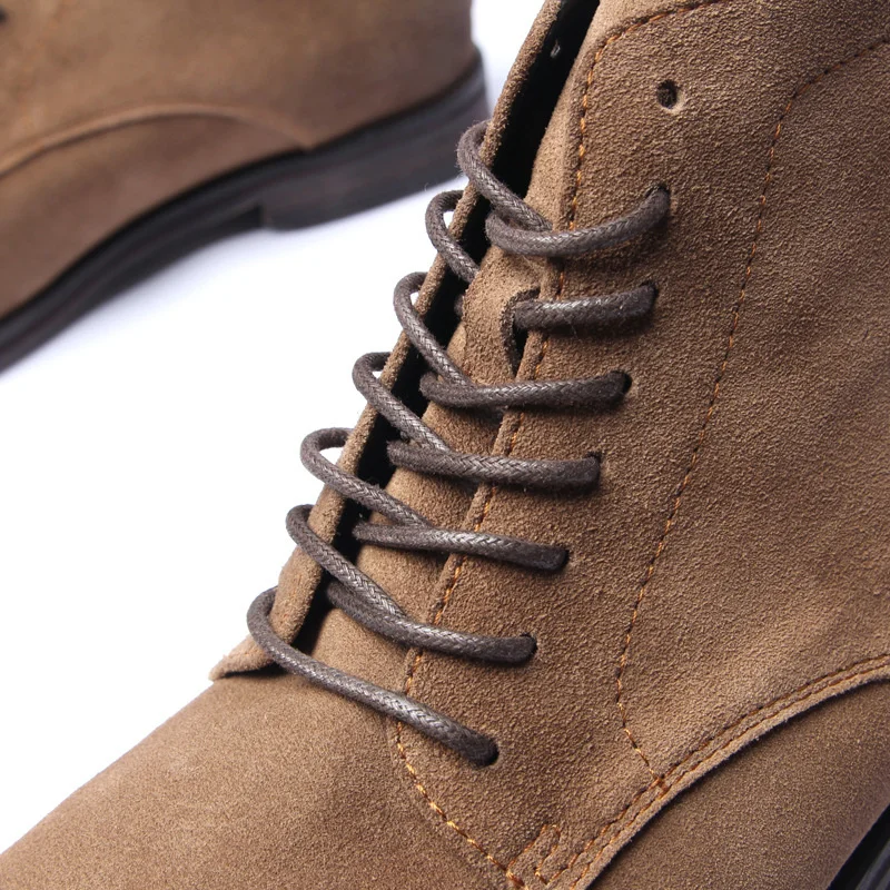 Мужские походные ботинки из натуральной кожи Нескользящие сапоги воловьей