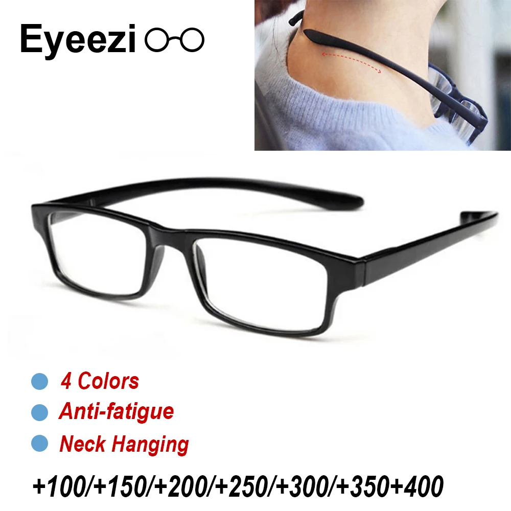 

Eyeezi Neck Hanging Women Men Anti-fatigue Presbyopia Eyeglasses Ultralight Unbreakable Portable Reading Glasses Шыя Вісячая