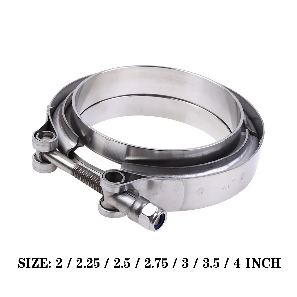 2 4 дюйма SS 304 Нержавеющая выхлопная v образная полоса зажим фланец комплект