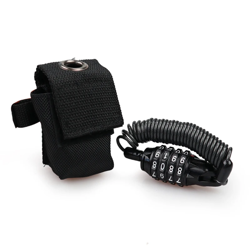 Велосипедный замок Многофункциональный проводной с паролем защита от кражи для