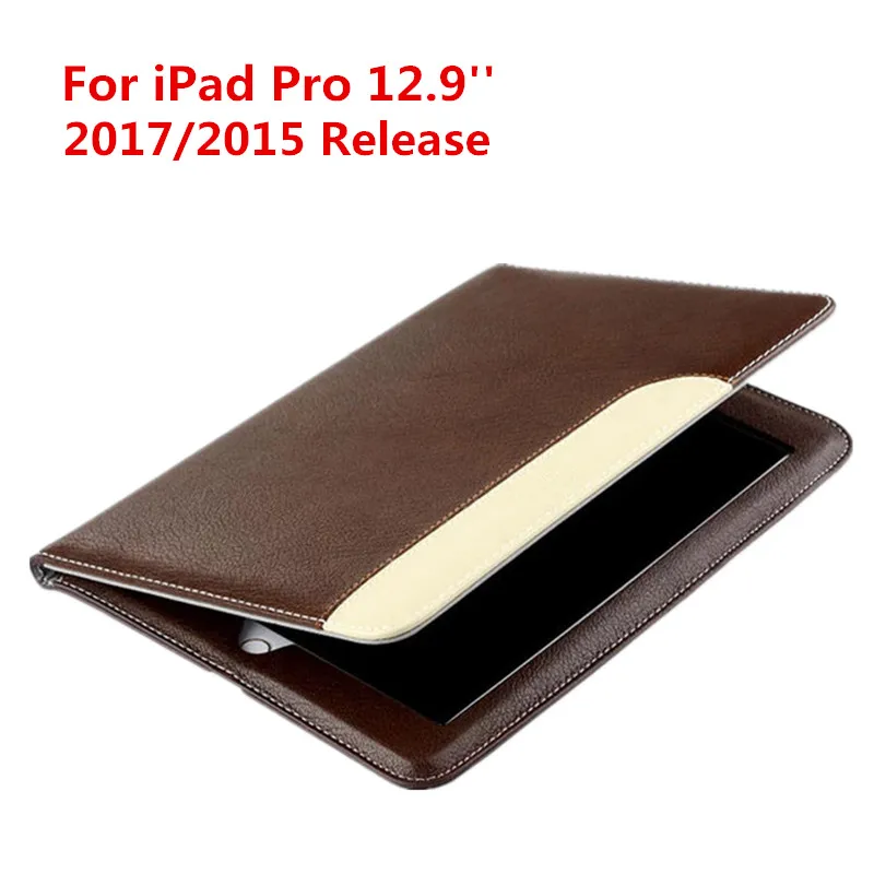 

for iPad Pro 12.9 inch Case 2017 2015 Release Soft PU Leather Smart Cover Ultra Thin Slim Skin Stand Holder Handihng Strap Good