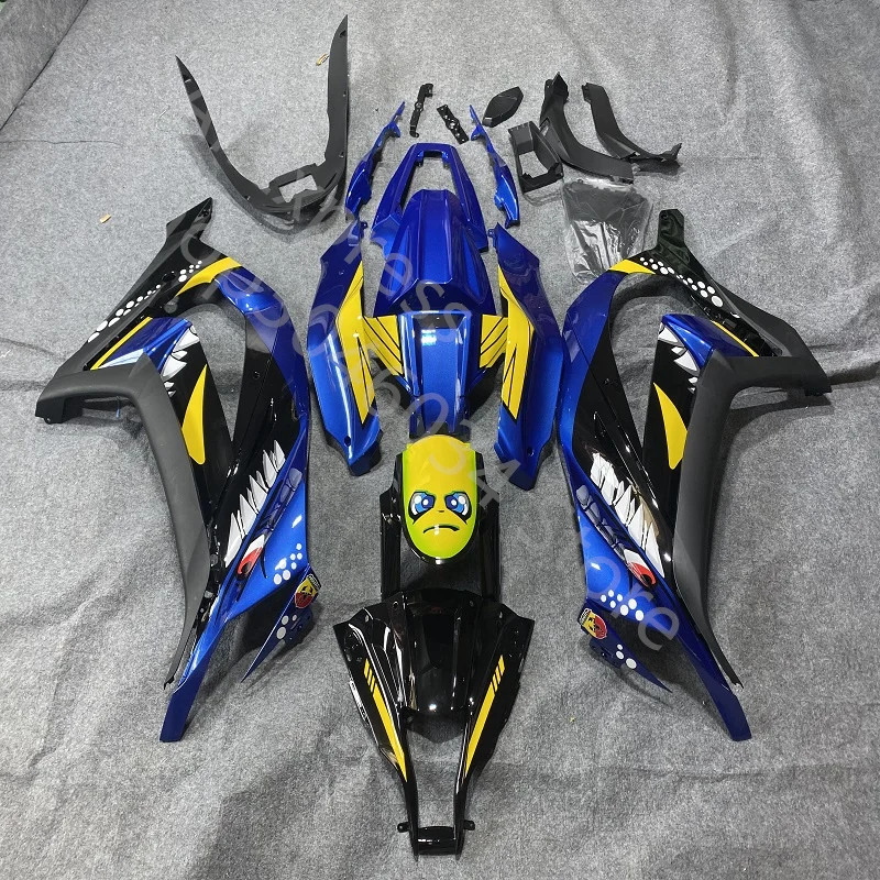 

Custom Motorcycle Fairing Zx300r 14 15 Motorcycle Fairing ZX EX 300 Ninja 2013 2013 - 2015 EX 300 13 15 blue Black Fairing