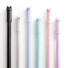 3 типа 1 шт. 0,5 мм креативные канцелярские принадлежности милый мультяшный Хвост Кот гелевая ручка для школы офисные принадлежности с полной иглой черная ручка