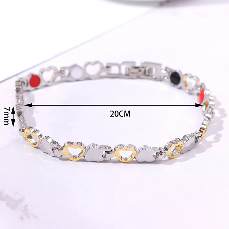 

1PCS Women Health Slim Magnetic Bracelet Anti-radiation Care Bracelets Bangles New