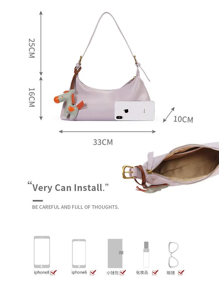 

Small CK Women's Bag 2020 New Shoulder Internet Stick Underarm Bag Fashion All-Match Autumn and Winter Texture Fashion