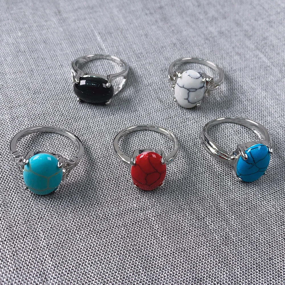 

Natural Semi Precious Stone Ring Turquoises 20 Random Shapes Coil Number: 18-20 Mixed Loading Classic Style