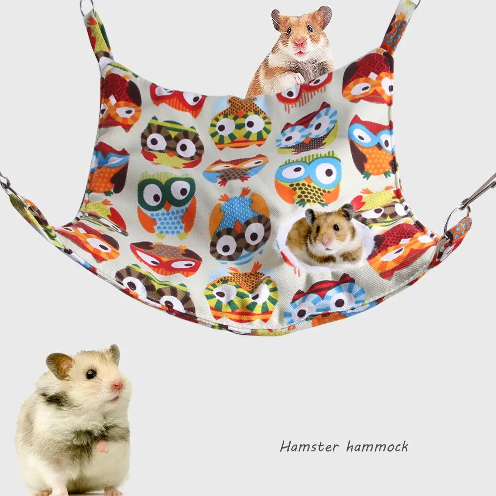 New Pet Hammock Hamster Sleeping Bag Small Nest Ferret Small Animal Warm Short Velvet Hanging Nest Pet Supplies Accessories