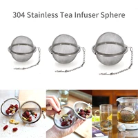 1pc stainless steel tea infuser sphere locking spice ball strainer mesh filter strainers kitchen tools coffee herb diffuser