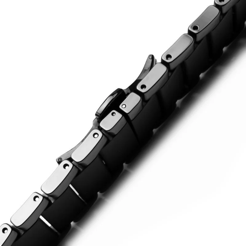 Керамический ремешок для часов матовый наручных 22 мм 24 с пряжкой-бабочкой AR1451 AR1452