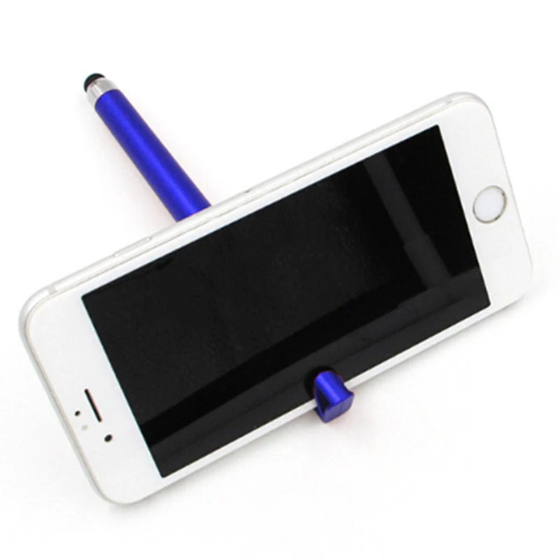 Multi-function Mobile Phone Stylus + Ball pen Stand Holder Gift Advert ad Logo Custom Picture DIY for Iphone 6 7 | Мобильные