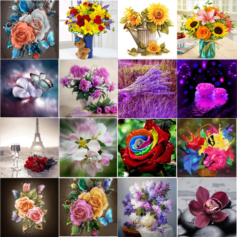 5D алмазная живопись с милыми животными мишка тедди круглая Алмазная вышивка