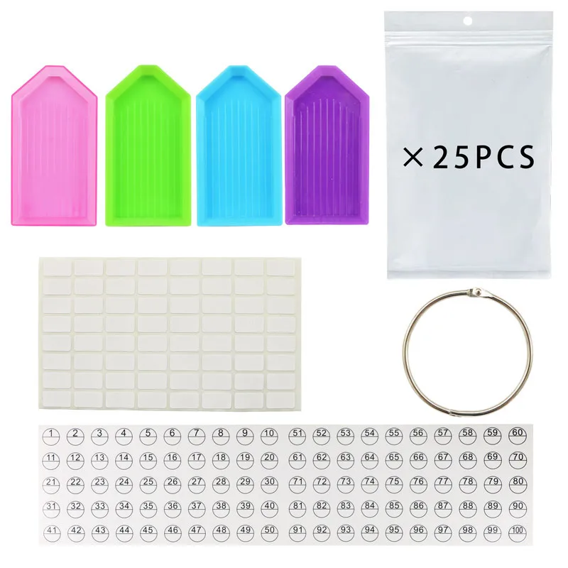 

Diamond Painting Tool Set Storage Bag Convenient Practical Diamond Painting Box Storage Bag Digital Sticker Diy Accessories