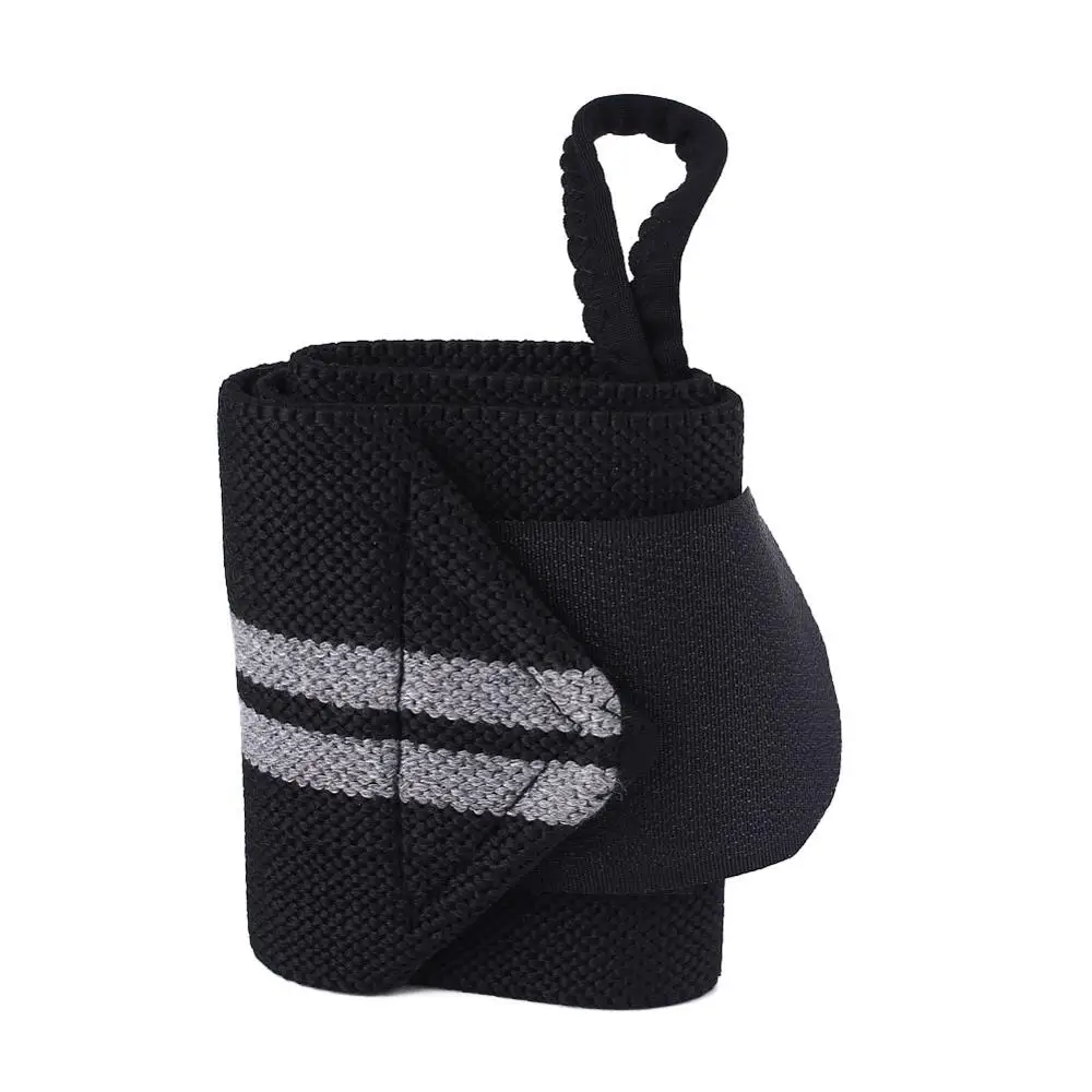 Gray 1 пара Fofar утяжеляющий ремешок для фитнеса, спортзала, спорта, запястья, повязка на запястье, поддерживающий браслет для кроссфита, бодибилдинга, поддержка рук, обертывание s - Цвет: Gray
