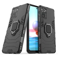 For Xiaomi Redmi Note 10 Pro Case Cover for Xiaomi Redmi Note 10 Pro 4G 5G 9T 9s 9 8 8T 9A 9C NFC Finger Ring Phone Shell Armor