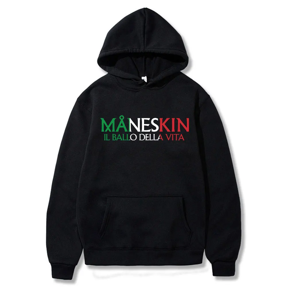 

Italian Band Group Maneskin Fashion Prints Sweatshirts Women/Men Long Sleeve Sweatshirts Hot Sale Casual Streetwear Clothes