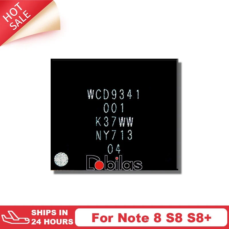5 шт./лот WCD9341 001 звуковой кодек IC BGA для Samsung Galaxy Note 8 S8 + Plus кольцевой встроенные