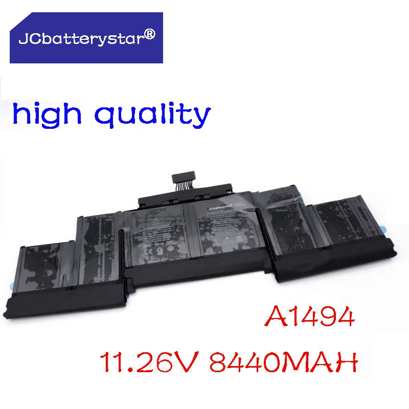 JC новый высококачественный 11 26 V 95Wh A1494 Аккумулятор для ноутбука Apple MacBook Pro 15 &quotA1398