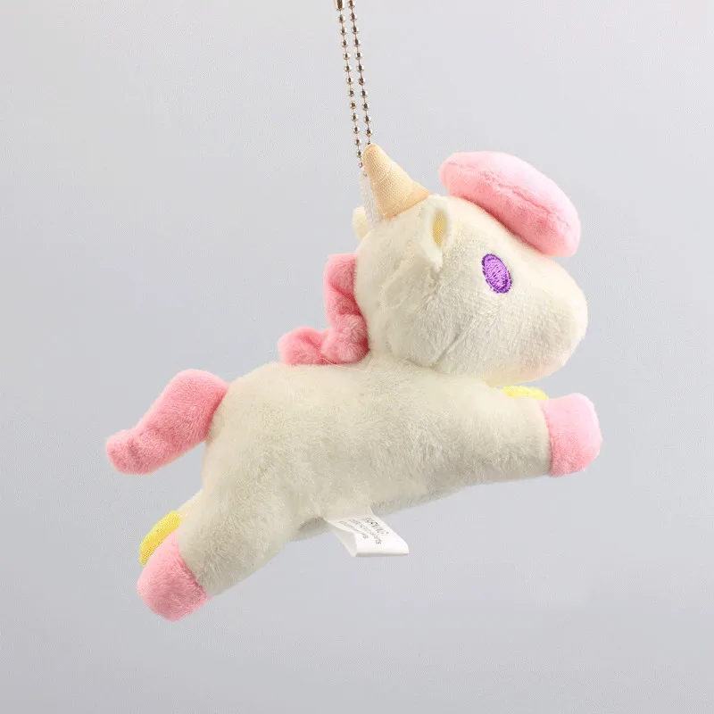 Единорог плюшевые Keychain14cm Kawaii Маленькие близнецы звезды милые мини мягкие животные подвеска лошадь игрушки для детей подарок