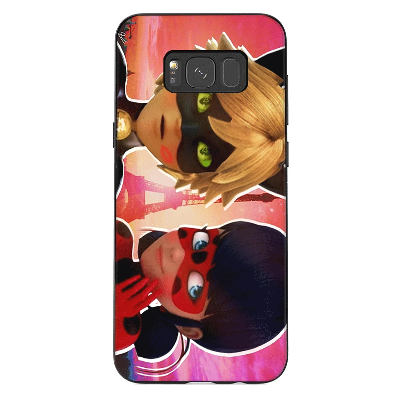 Чехол для телефона samsung M10 M20 M30 M40 S6 S7 край S9 S8 S10 S10E Plus Note 8 9 10 Божья коровка с