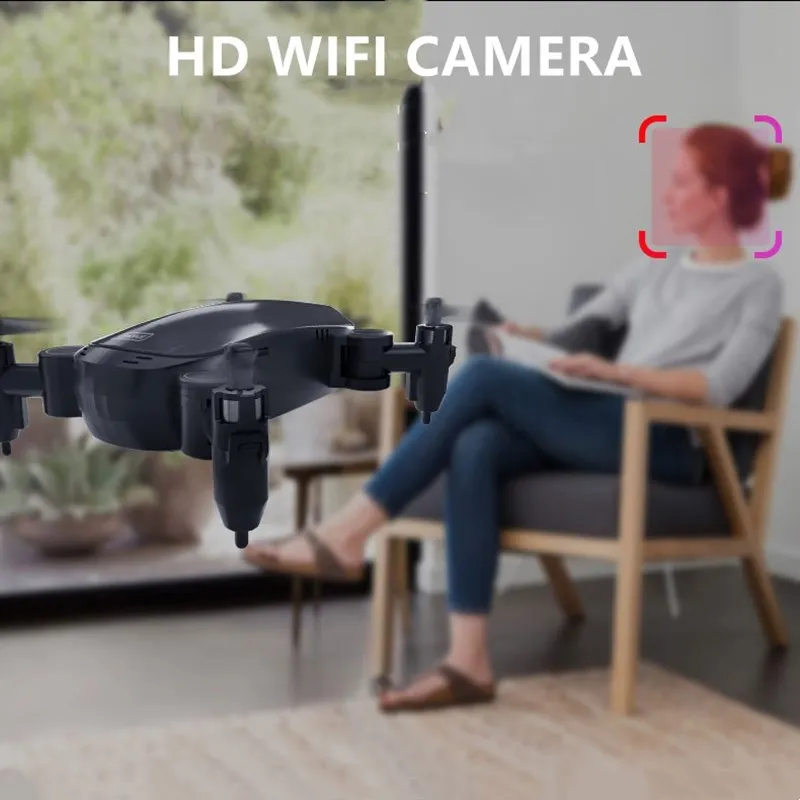 Мини складной Радиоуправляемый квадрокоптер с радиоуправлением 2 4G 1080P HD Wi Fi FPV