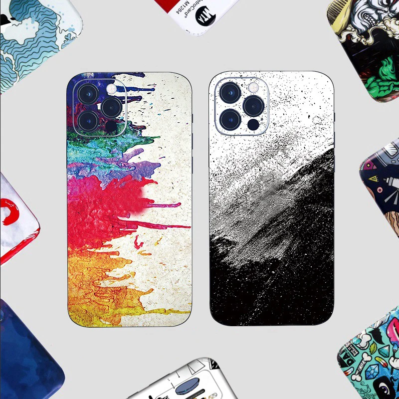 Наклейка для iPhone 12 Pro Max Mini милый мультяшный рисунок матовая пленка | Мобильные