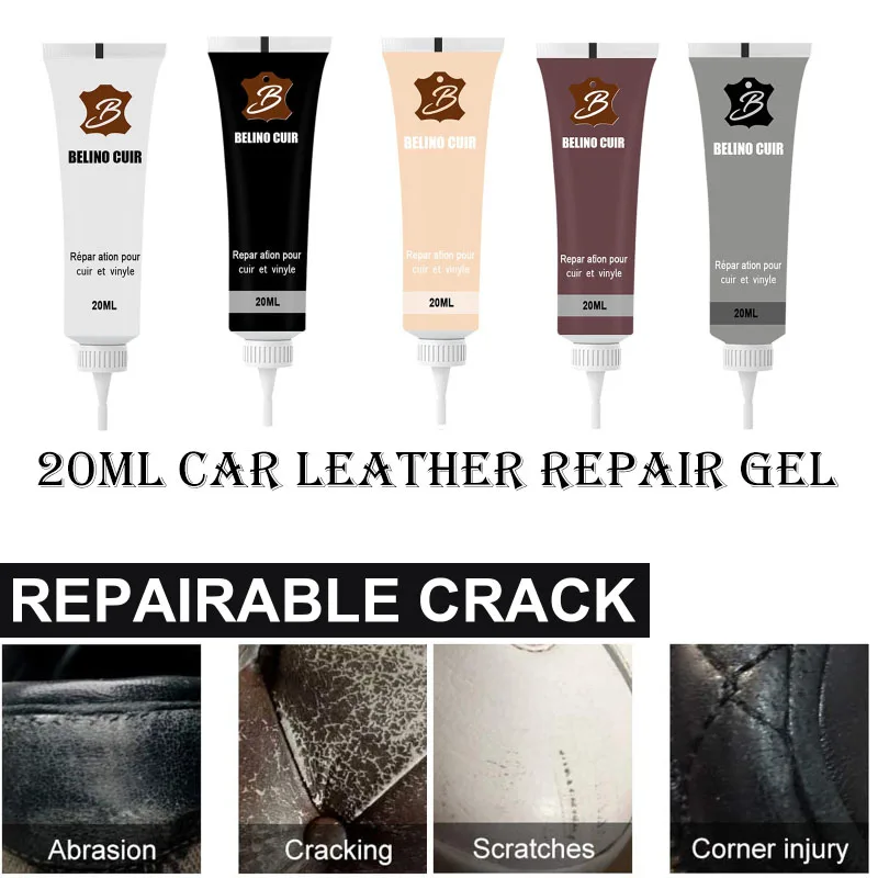 Гель лак для ремонта кожи автомобиля 20 мл|Очиститель краски| |