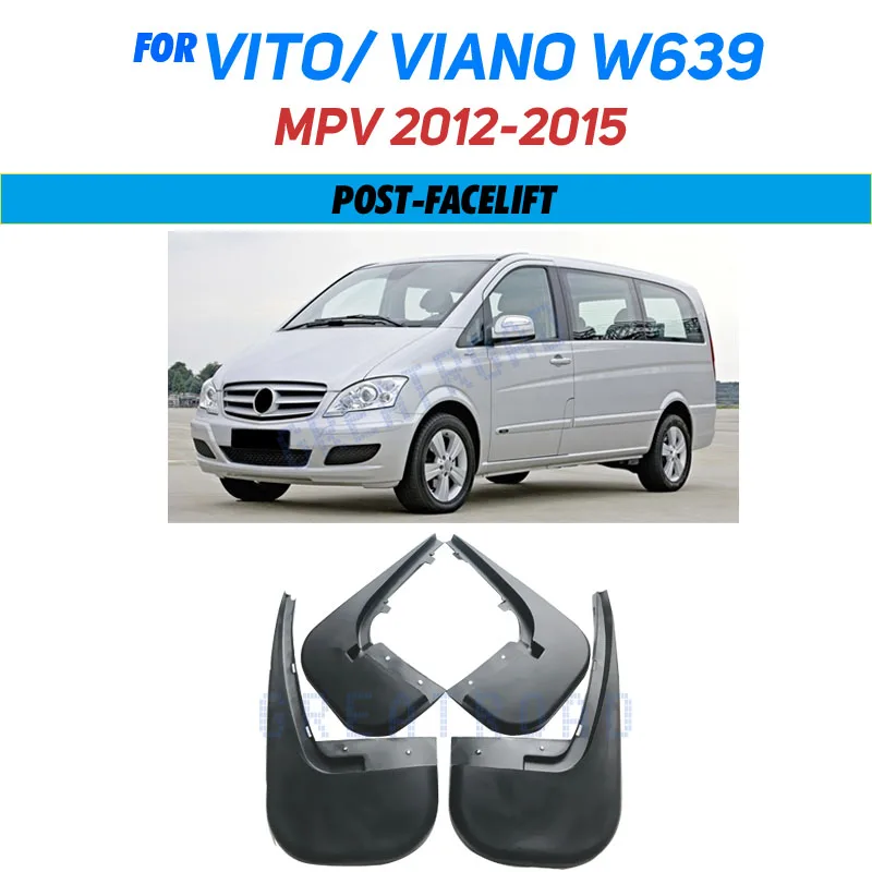 

Брызговики для Mercedes Benz Vito Viano V Class 2006-2022 2007 W639 W447