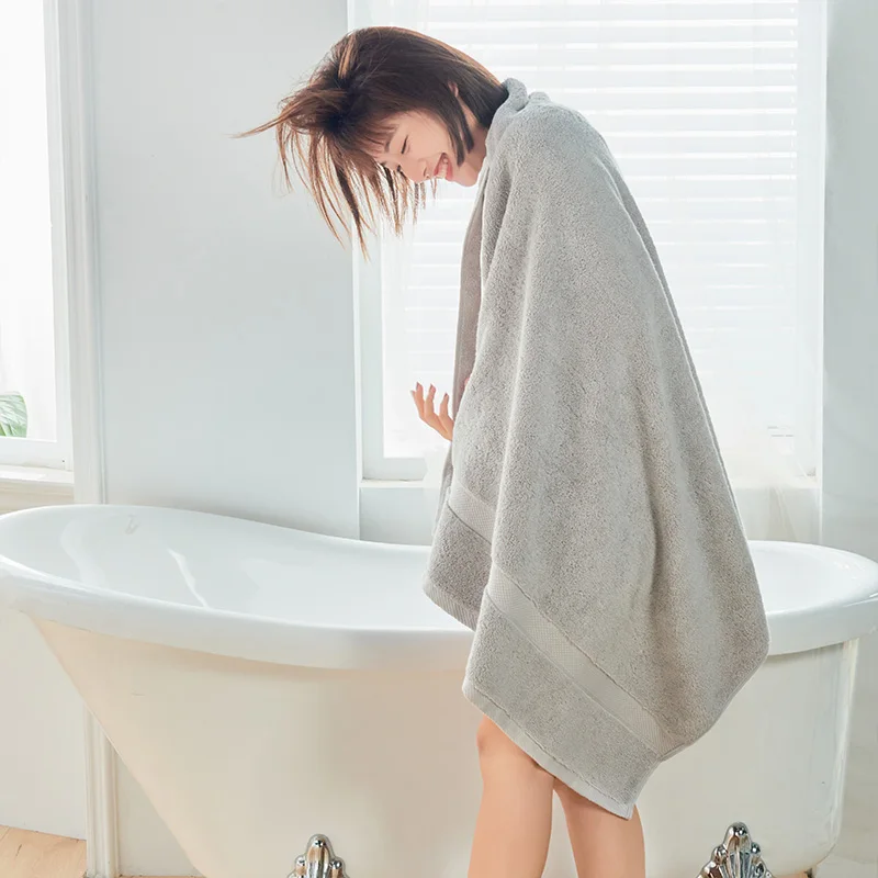 

80*160cm 800 grams Of Egyptian Luxury Household Bath Towels Household Hotel Combed Bath Towels