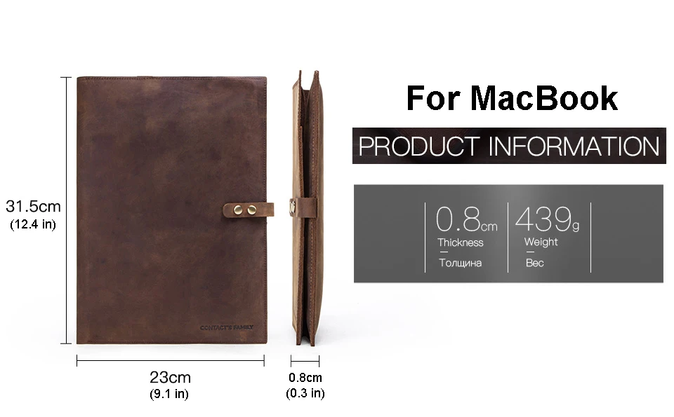 Ретро чехол Crazy Horse Koe Lederen для iPad Pro 9,7 10,5 11 Air1 2 5 6 мини MacBook 12 дюймов планшет ноутбук сумка - Цвет: For iPad macbook