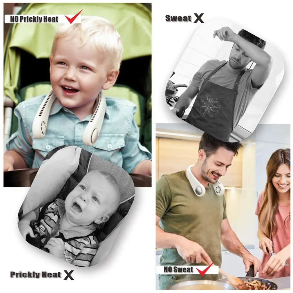 Шейный вентилятор с воздушным охлаждением 6 типов вентиляторов без листьев